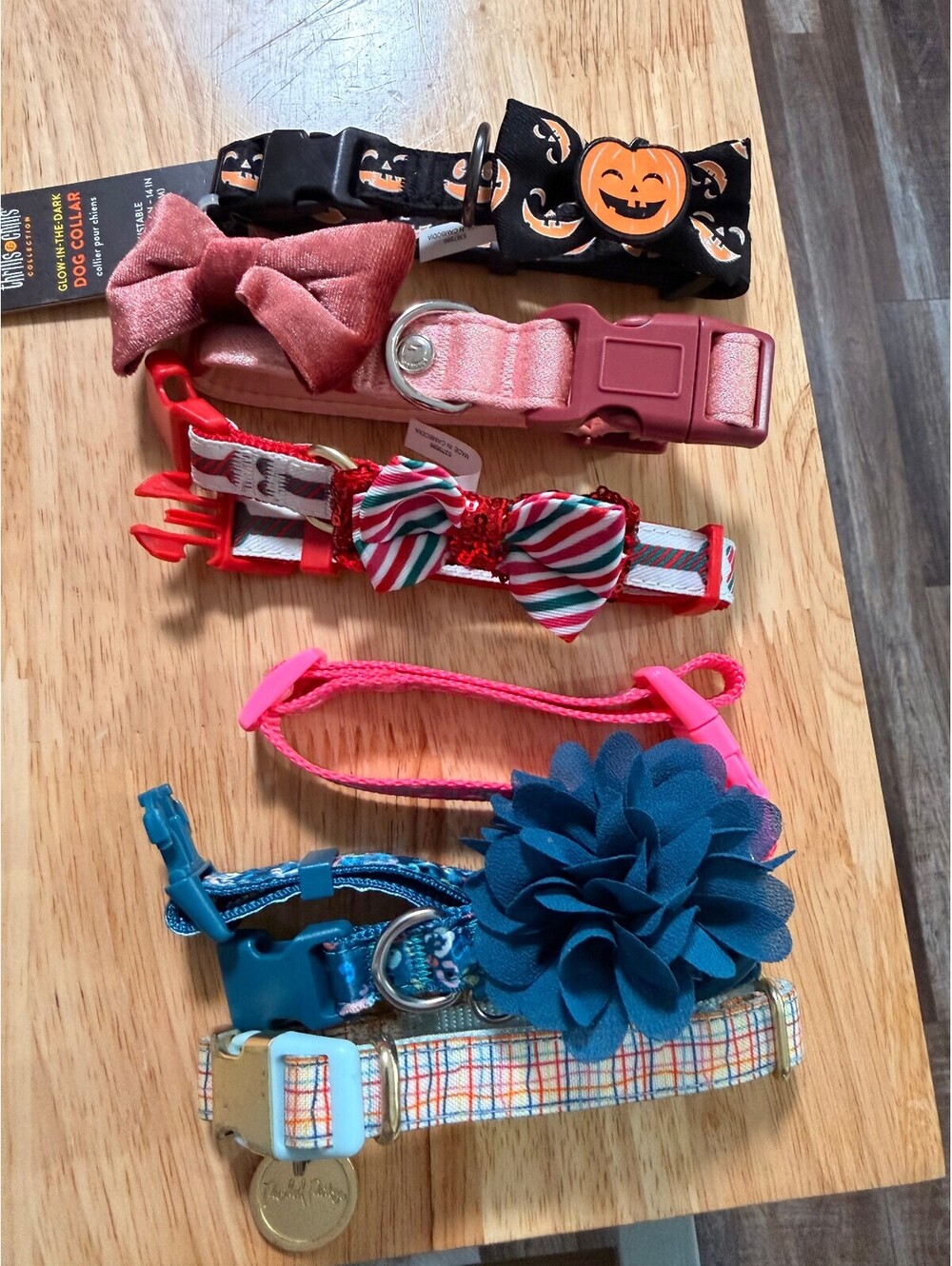 Ultra Pet Dog Collars Set of 7 Assorted Styles and Colors